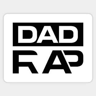 Dad Rap // Black Sticker